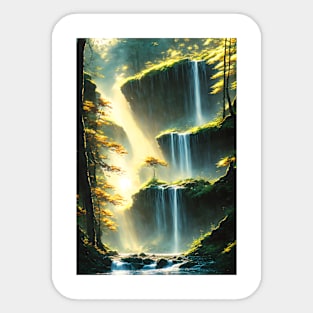 Waterfall Sticker